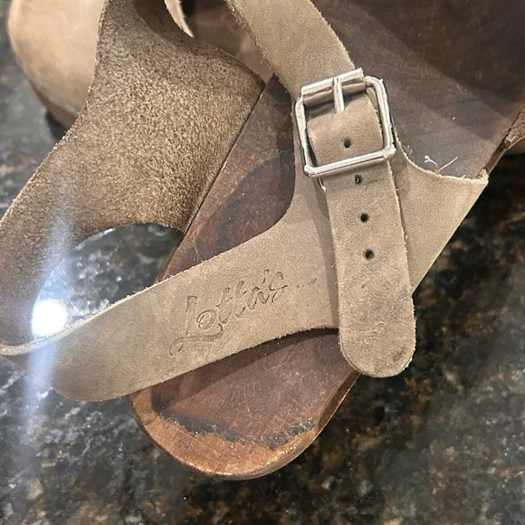 Lotta from Stockholm Swedish Tan Leather Clogs SIZE 37 - Picture 4 of 5